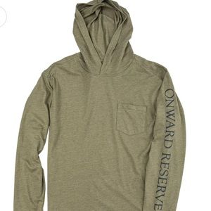 NWT Onward Reserve Long Sleeve Hoodie Tee Size M
